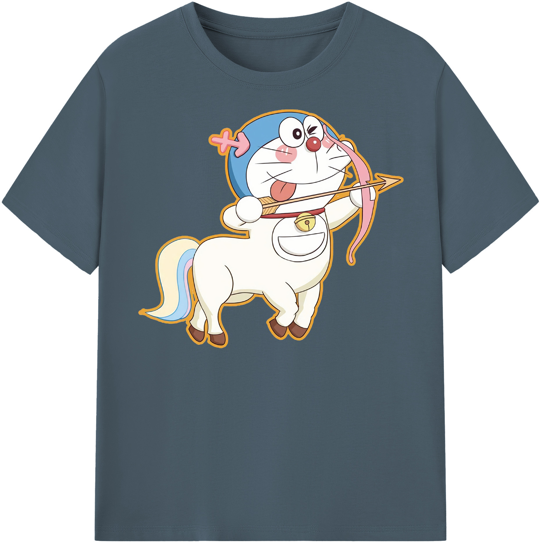 （画像用） ドラえもん Doraemon 綿100％半袖Tシャツ（フロントプリント）